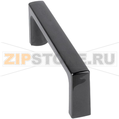 Ручка корпусная 75x12x32 мм, черная, 1 шт Mentor 250.663 
