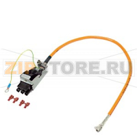СИЛОВОЙ КАБЕЛЬ С ПОДГОТОВКОЙ (1FT/1FK/1PH ДЛЯ SINAMICS) 4X2,5 C, ШТЕКЕР ОТКР./2,5 ММ2 UL/CSA, DESINA MOTION-CONNECT 500 DMAКС. = 12,9 ММ, ДЛИНА (M) = Siemens 6FX5002-5CS12-....
