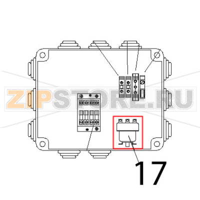 Termostato sicurezza 360 °C, 3 F Tecnoinox B8MFIE9 Termostato sicurezza 360 °C, 3 F Tecnoinox B8MFIE9Запчасть на деталировке под номером: 17