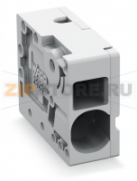 Клемма на печатную плату; 3; Шаг контактов 7,5 мм; 1-пол.; Push-in CAGE CLAMP®; 6,00 mm; серые Wago 2626-1101