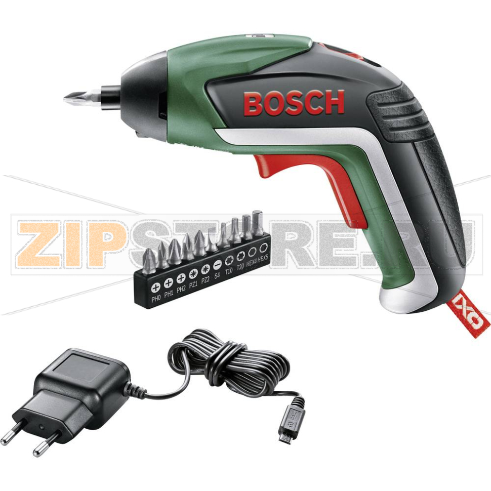 Отвертка аккумуляторная 3.6 В, 1.5 Ач, Li-Ion, аккумулятор Bosch IXO V 