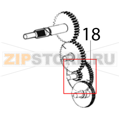 Second gear Ugolini MT 3 Second gear Ugolini MT 3Запчасть на деталировке под номером: 18