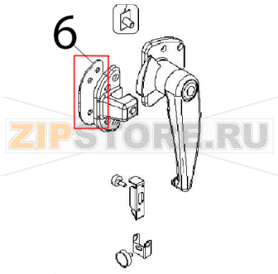 Spacer Angelo Po FC1011G Spacer Angelo Po FC1011GЗапчасть на деталировке под номером: 6