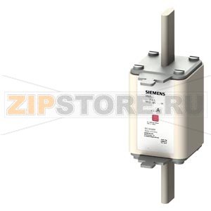 ПЛАВКАЯ ВСТАВКА НИЗКОВОЛЬТНАЯ GL/GG С НЕИЗОЛИРОВАННЫМИ ВЫСТУПАМИ ДЛЯ МОНТ./ДЕМОНТ. С ЦЕНТРАЛЬНЫМ ИНДИКАТОРОМ ТИПОРАЗМЕР 2, Iном.=224A, Uном.=500В Siemens 3NA7242 