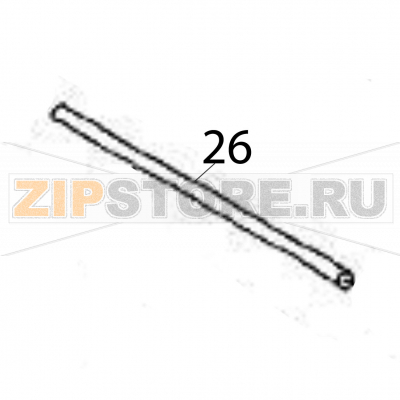 Ribbon beam Sato HR212 TT Ribbon beam Sato HR212 TTЗапчасть на деталировке под номером: 26Название запчасти на английском языке: Ribbon beam Sato HR212 TT.