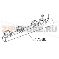 Left wash pipe DIHR DW014