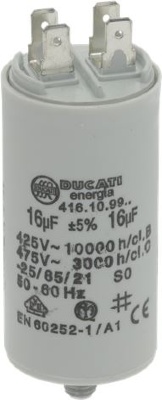 Capacitor 16,5 Mf 