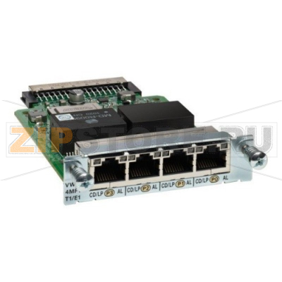 Карта интерфейсная Cisco VWIC3-4MFT-T1/E1= 