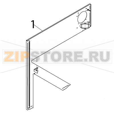 Rear exterior panel 10-11 E Fagor VPE-101 Rear exterior panel 10-11 E Fagor VPE-101Запчасть на деталировке под номером: 1Название запчасти Fagor на английском языке: Rear exterior panel 10-11 E VPE-101.