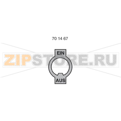 Этикетка &quot;ВКЛ-ВЫКЛ&quot; 16x28 мм, 1 шт Marquardt 240.002.021 