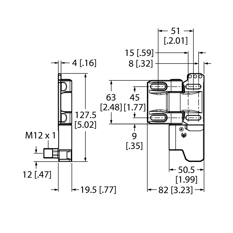 Переключатель дверной петли Turck SI-HGZ63FQDRR 