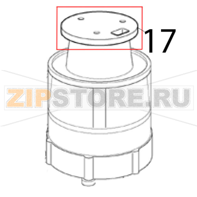 Protezione motore Scotsman AF 206 Protezione motore Scotsman AF 206Запчасть на деталировке под номером: 17
