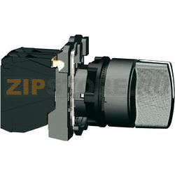 Переключатель поворотный черный, 1 x 90 ° 1 шт. Schneider Electric XB5AD21 