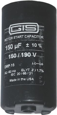 CAPACITOR µF 150 150/190V 50/60Hz 