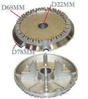 HEAD OF BURNER SEMI-RAPID