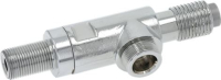 WATER-STEAM TAP CHROMIUM PLATED