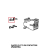 Plastic clip to fix contactors Unox XVC 505E