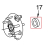 Washer, Felt KitchenAid 5KPM5EWH4