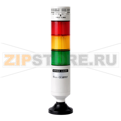 Колонна сигнальная, светодиодная, модульная, Ø: 56 мм Autonics PTE-AGX-3FF-RYG-H 