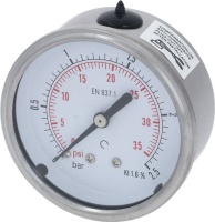 BOILER PRESSURE GAUGE ø 62 mm 0÷2.5 bar