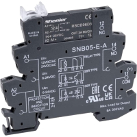 Реле твердотельное 1CO 3A с розеткой SNB, управление DC 4-28V, винтовые зажимы Shenler RSCD06D3+SNB05-E-A