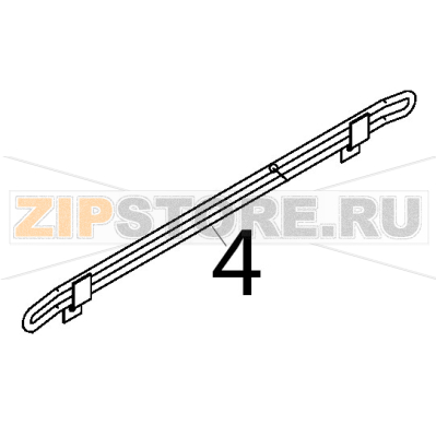 Basket guide Silanos E1000 Basket guide Silanos E1000Запчасть на деталировке под номером: 4