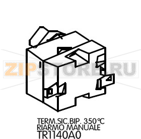 Термостат защитный 350°C (ручной сброс) Unox XF 133 Термостат защитный 350°C (ручной сброс) Unox XF 133Запчасть на деталировке под номером: 33Название запчасти на английском языке: Term.Sic.Bip. 350°C Riarmo manuale Unox XF 133