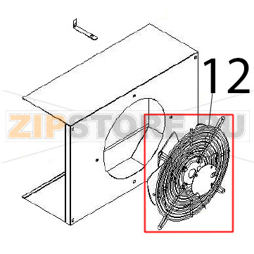 Fan Angelo Po DS31 Fan Angelo Po DS31Запчасть на деталировке под номером: 12