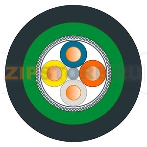 Кабель IE TP для прокладки в земле 2х2, 4-жильный экранированный, мин.заказ от 20м, макс. длина 1000 м Siemens 6XV1871-2G 