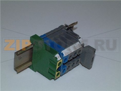 Terminal strip with fuse 16 mm²   L1-L3, 