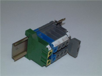 Terminal strip with fuse 16 mm²   L1-L3,