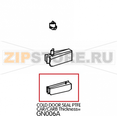 Cold door seal ptfe car/carb thickness Unox XL 505 Cold door seal ptfe car/carb thickness Unox XL 505Запчасть на деталировке под номером: 10Название запчасти на английском языке: Cold door seal ptfe car/carb thickness Unox XL 505