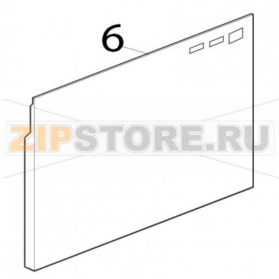Frontpaneel Elettrobar Niagara 2150 Frontpaneel Elettrobar Niagara 2150Запчасть на деталировке под номером: 6