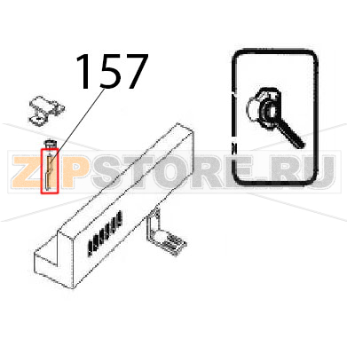 Door drain pipe Angelo Po FC241G Door drain pipe Angelo Po FC241GЗапчасть на деталировке под номером: 157