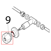 Red ring knob Angelo Po 0A1CP1E