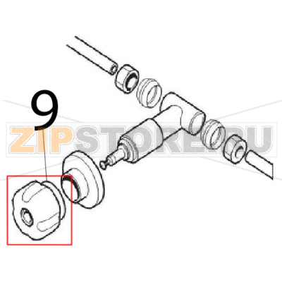Red ring knob Angelo Po 0A1CP1E Red ring knob Angelo Po 0A1CP1EЗапчасть на деталировке под номером: 9