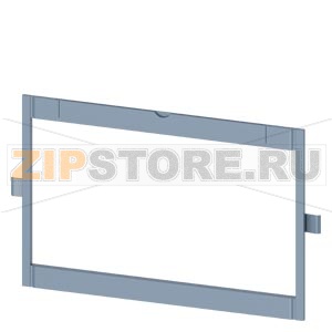 door sealing frame IP30 MCCB version w/ front mounted rotary operator for installing in cabinet door accessory for circuit breaker 3VA27 (handle) Siemens 3VW9727-0SB10 