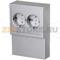 Розетка 16 А, 230 В, алюминий ABB 2TKA00002275