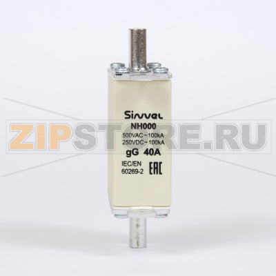 Предохранитель с бойком 40 A, габарит 000, gG Sinvel FNH000S-40 