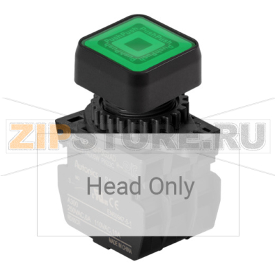 Выключатель кнопочный, Ø отверстия: 22/25 мм Autonics S2PRS-P3G 