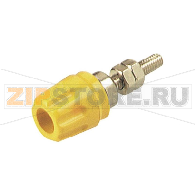 Зажим полюсный 16 А, желтый, 1 шт Hirschmann PK 10 A 