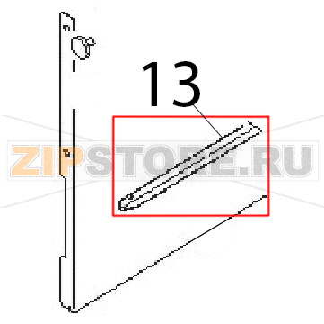 Guida bacinella Angelo Po 2G1PE2E Guida bacinella Angelo Po 2G1PE2EЗапчасть на деталировке под номером: 13
