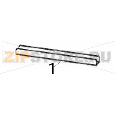 Kit beam for laminator Zebra ZXP9 Kit beam for laminator Zebra ZXP9Запчасть на деталировке под номером: 1