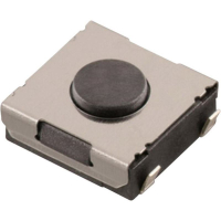 Кнопка 12 В/DC, 0.05 А, 1 x выкл/вкл, без фиксации, 1 шт Würth Elektronik WS-TSW