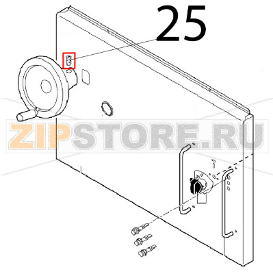 Grano tei p/conica Angelo Po 1G1BR1E Grano tei p/conica Angelo Po 1G1BR1EЗапчасть на деталировке под номером: 25