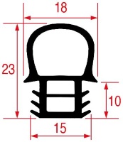 DOOR GASKET 1520x590 mm