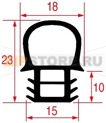 DOOR GASKET 1520x590 mm 