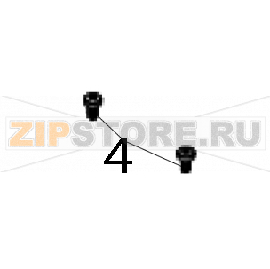 Screw, TP2*5, MOQ 50 pcs TSC Alpha-4L Screw, TP2*5, MOQ 50 pcs TSC Alpha-4LЗапчасть на деталировке под номером: 4