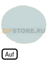 Линза кнопки с подсветкой, плоская белая, ON Eaton M22-XDL-W-D3