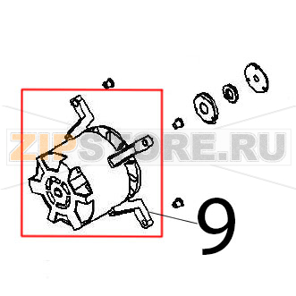 Motor Angelo Po FX101E1 Motor Angelo Po FX101E1Запчасть на деталировке под номером: 9